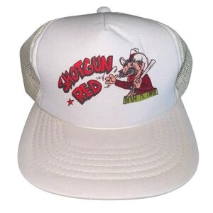 Shotgun Red White Trucker Hat